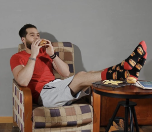 funny food socks